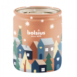 Bolsius True Glow k&uuml;&uuml;nal, 82x68 mm, sarapuup&auml;hkel/vanilje, klaas