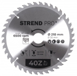 Ringketas Strend pro TсT 210x2,6x30/20 mm 40T, puidule