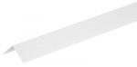 Liist Strend Pro CS147, Alu 1500x40x0,8 mm, valge, 0,8 mm, nurk