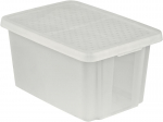 Kaanega karp Curver&reg; ESSENTIALS 45 lit., pooll&auml;bipaistev, 57x40x30 cm