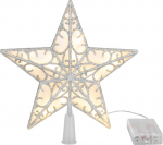 MagicHome J&otilde;ulut&auml;ht, plastik, taimer, 10xLED soe valge, 25 cm, 2xAA