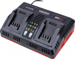 Worcraft CLC-20V-4.5D ShareSYS laadija, S20Li seeria, 2x aku, kiirlaadija