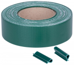 Tape Strend Pro EUROSTANDARD LIGHT, 47,5 mm, L-35 m, varjutus, roheline, kate, aiapaneelidele, 20 klambriga, 450g/m2, PVC, RAL6005