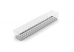 Korraldaja Curver&reg; SISTEMO 5, pooll&auml;bipaistev/hall, 7,5x37,5x5 cm, sahtli jaoks
