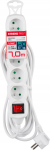 Pikenduskaabel l&uuml;litiga DG-F805BK 7 m 5 pistikupesa