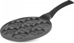 MagicHome pann, induktsioon, 27 cm, pannkookidele ja munade jaoks, naerun&auml;gudega, 7 kohaline