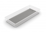 Korraldaja Curver&reg; SISTEMO 8, pooll&auml;bipaistev/hall, 15x37,5x5 cm, sahtli jaoks