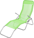 Lamamistool JAMAICA, 140x60x96 cm, roheline