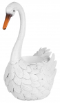 Dekoratsioon MagicHome Mecco, Goose, metallist lillepott, 35x18x43 cm