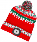 M&uuml;ts Strend Pro X-mas punane-roheline L, 4x SMD LED, USB laadimine