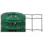 V&otilde;rk EUROPLAST 2, 1250/100x50/2,20 mm, roheline, RAL 6005, Zn+PVC, piirdeaed, pak. 25 m
