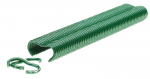 Klambrid RAPID VR22, PVC roheline, klambrid tangidele RAPID FP222 ja FP20, traadile 5-11 mm, pak. 215 tk