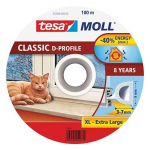 Tihend tesamoll&reg; profiil D, 9 mm, valge, L-100 m, akendele ja ustele