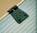 Klamber FastClip C.002, kinnitusklamber kaitsekanga jaoks, pakend. 20 tk