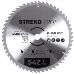 Ringketas Strend pro TсT 350x3,6x30 mm 54T, puidule