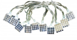 LED vanik MagicHome Metallist kuubik, 10LED, h&otilde;bedane, 2xAA, 0,9 m + juhe 0,3 m, sisemus