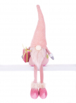J&otilde;ulukuju MagicHome, P&auml;kapikk, istuv, roosa, 62 cm.