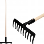 Rake Strend Pro Premium R-606, 10 hammast, sepistatud, puidust k&auml;epide