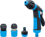 Kastmiskomplekt AQUACRAFT&reg; 740531, Comfort, aed, vooliku jaoks, p&uuml;stol 2x muster, STOP-&uuml;hendus 1/2", adapter
