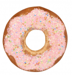 Dekoratsioon MagicHome Candy Line, Donut, pruun, 13 cm, rippuv.