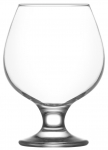 Misket-klaas, LAV, klaas, konjakile, 390 ml, 64x124 mm, pakend. 6 tk