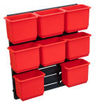 Karbid QBRICK&reg; Organiseerija varuosa, ONE200, Organiser XL, KAKS 9-osaline komplekt, seinale