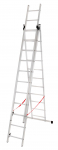 Redel Stred Pro DW 3x11, Alu, EN 131 max. 6,52 m