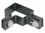 Klamber Strend Pro EUROSTANDARD, 60x40 mm, nurk, antratsiit, Zn+PVC, RAL7016, kandilise posti jaoks