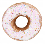 Dekoratsioon MagicHome Candy Line, Donut, pruun, 13 cm, rippuv.