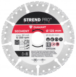 Strend Pro Premium ketas, vaakumjoodis, 125 mm, teemant, l&otilde;ikamine, multi