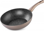 Wok Magic pann Home Coffee Brown Line, 28 cm