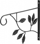 Strend Pro riidepuu, taimehoidja, must, metall, 30.5x25 cm