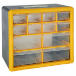 Plastikust korraldaja 12 tk PVC karbiga 265x160x235mm Strend Pro, max.12kg