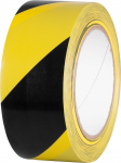 Strend Pro teip, 50 mm, L-33 m, PVC, liim, hoiatus, kollane/must