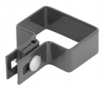 Klamber Strend Pro EUROSTANDARD, 60x40 mm, ots, antratsiit, Zn+PVC, RAL7016, kandilise posti jaoks
