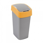 Curver&reg; FLIP BIN 50L, hall-h&otilde;bedane/kollane