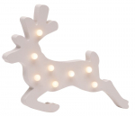 J&otilde;ulukaunistused Woodeco, Raindeer, 8xLED, 33x24 cm