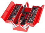 Strend Pro S264 t&ouml;&ouml;riistakomplekt, 64 osa, metall&uuml;mbrises, 1/2"+1/4"