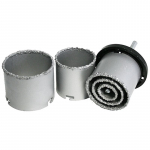 Teemantkroonide komplekt 7 tk. 33, 53, 67, 73, 83 mm, puur