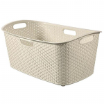 Pesukorv Curver&reg; MY STYLE 47L, valge, 60x39x28 cm
