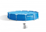 Intex&reg; Metal Frame 28212 bassein, kassettfiltratsioon, 366x76 cm