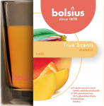 Candle Bolsius Jar True Scents 95/95 mm, aromaatne, mango, klaasis