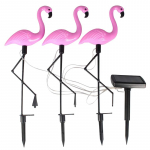 Aialamp 3 flamingot, 18x6x52 cm, 3x 2 LED-i, aa