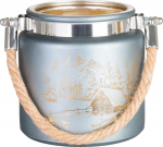 K&uuml;&uuml;nlajalg MagicHome Christmas, hall, maastikuga, palmikuga, 10x10 cm