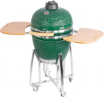 Grill Strend Pro Kamado Egg 21", l&auml;bim&otilde;&otilde;t 46,7 cm, grilli k&otilde;rgus 91 cm, roheline, 130x73x122 cm