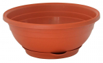 Lillepott &uuml;mmargune 25x10cm ICS SERENELLA