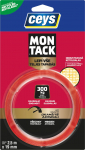 Ceys teip MONTACK LIIMIB KOHE K&Otilde;IK, montaaž, liim, 2,5 m x 19 mm