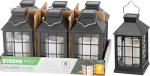 Latern Strend Pro Garden, p&auml;ikeseenergia, leegi efektiga, 10.5x10.5x19 cm, Sellbox 6 tk