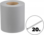 Teip Strend Pro EUROSTANDARD, 190 mm, L-26 m, varjutus, hall, kate, aiapaneelidele, 1050 g/m2, PVC, RAL7040