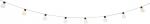 Strend Pro Garden kett, pirn, p&auml;ikeseenergia, 10x LED, 2,7+3 m